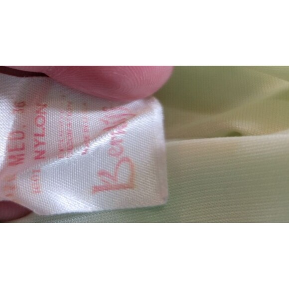 Vintage 60s Berkliff Lace front Nightgown Nightie Nylon Lingerie Sz Med 36 - Picture 12 of 12